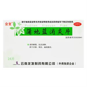 金复 蒲地蓝消炎片 24片